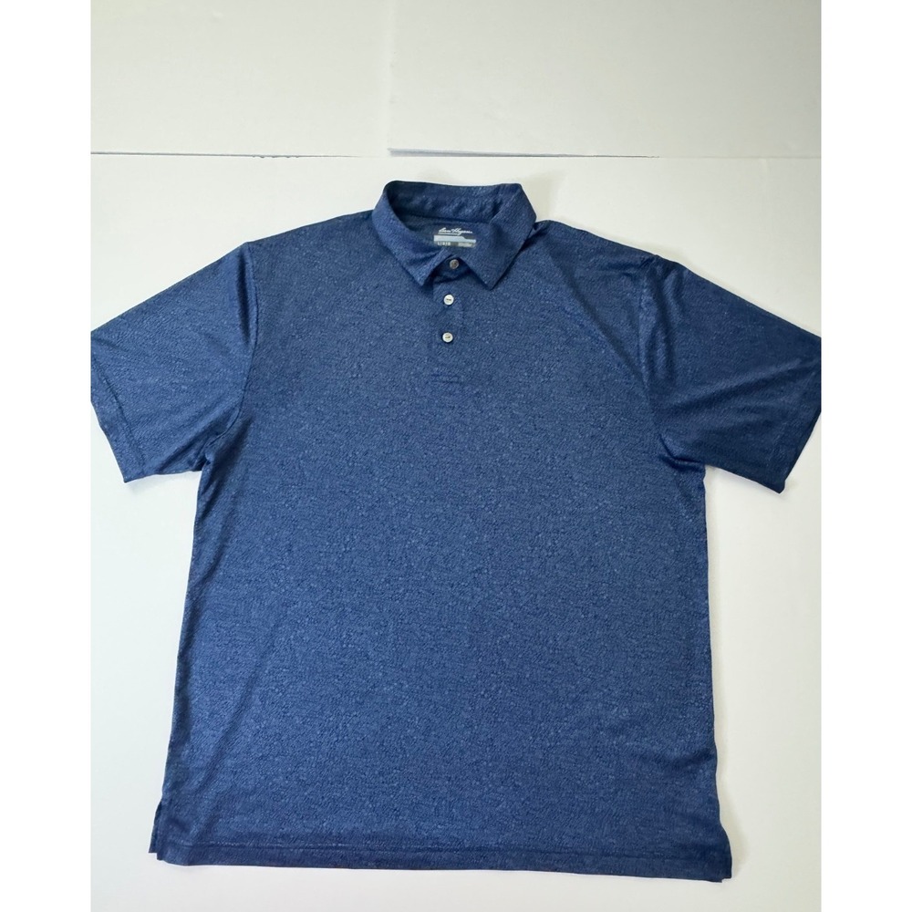 Ben Hogan Performance Mens Navy Blue Micro Floral Polo Shirt Large WT5238